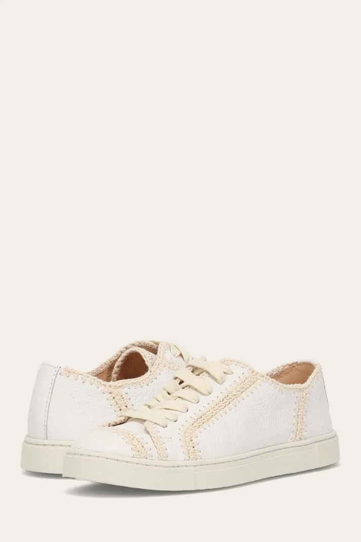 Frye Women's Ivy Crochet Low Lace Sneaker