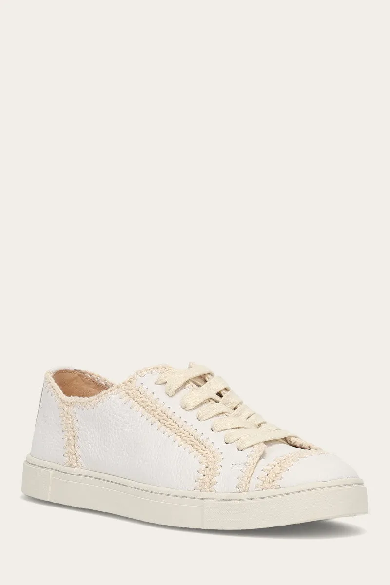 Frye Women's Ivy Crochet Low Lace Sneaker