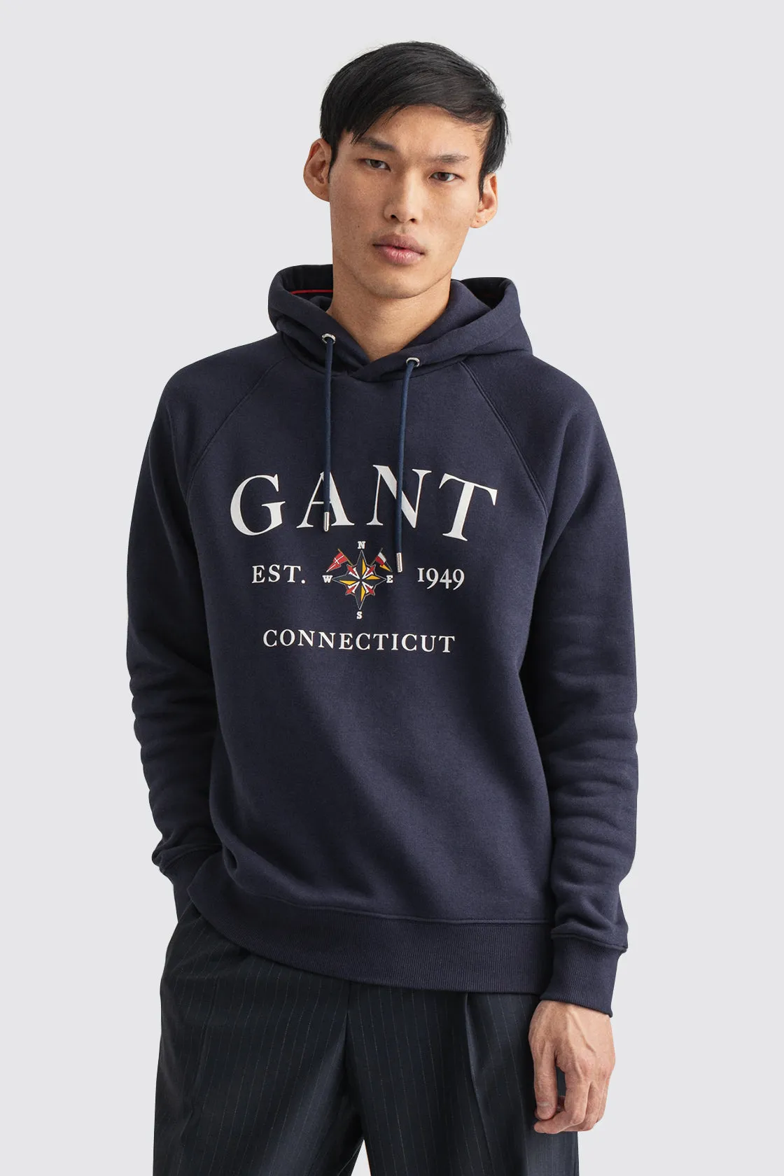 Gant Sailing Sweat Hoodie Even Blue