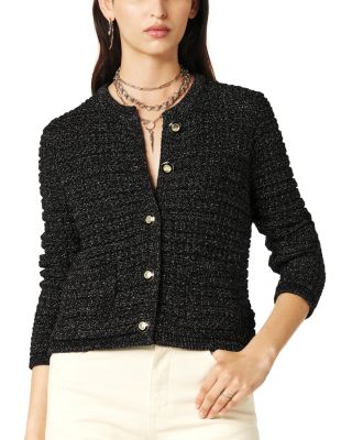 Gaston Shimmer Cardigan Sweater