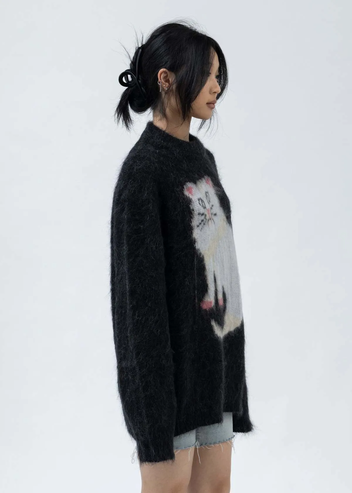 Gattone Knit Sweater - Black