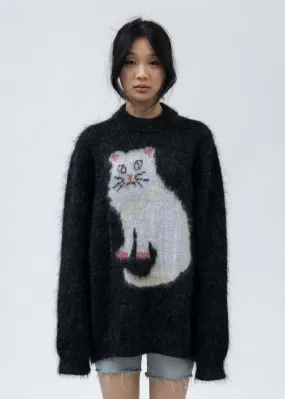 Gattone Knit Sweater - Black