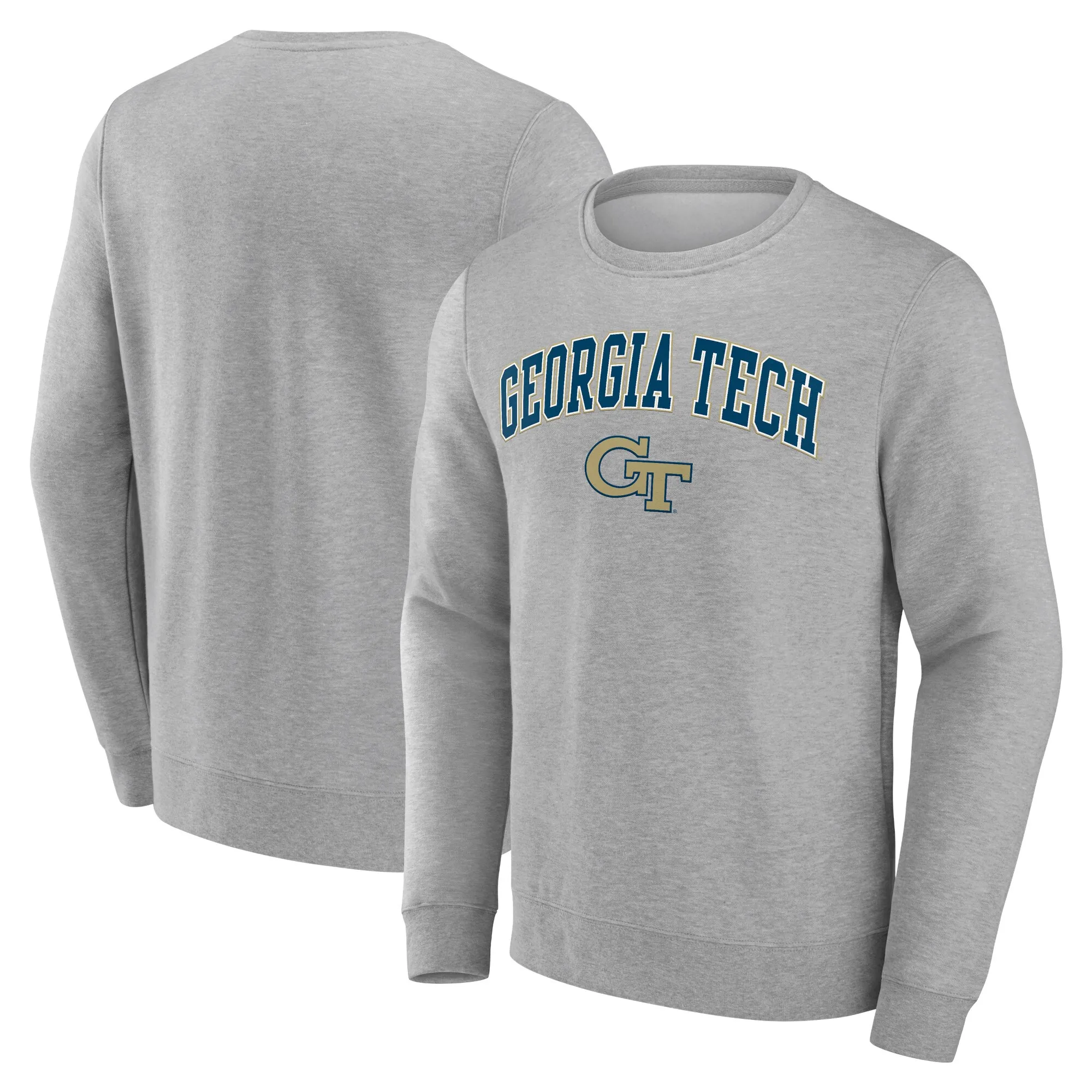 Georgia Tech Yellow Jackets Gray Campus Sweatshirt