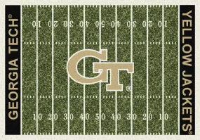 Georgia Tech Yellow Jackets Milliken Football Home Field Novelty Area Rug