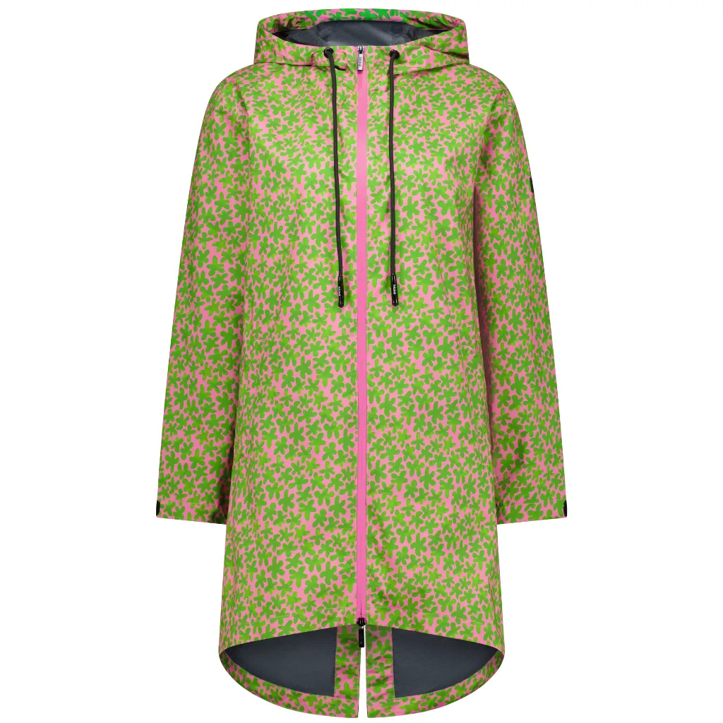 Georgie Women's Rain Coat - Moke X Evie Kemp Flower Meadow