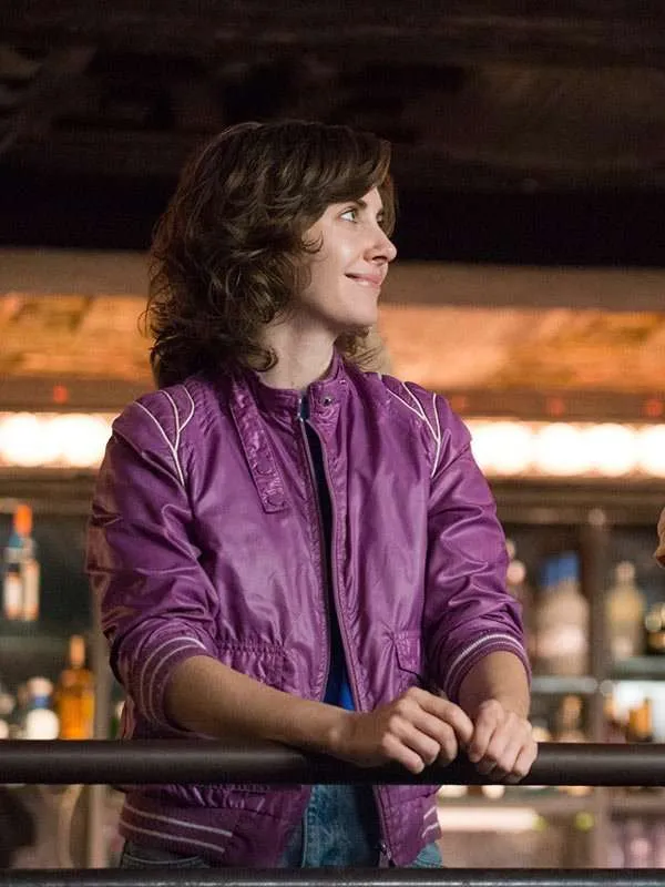 Glow Alison Brie Purple Jacket - New American Jackets