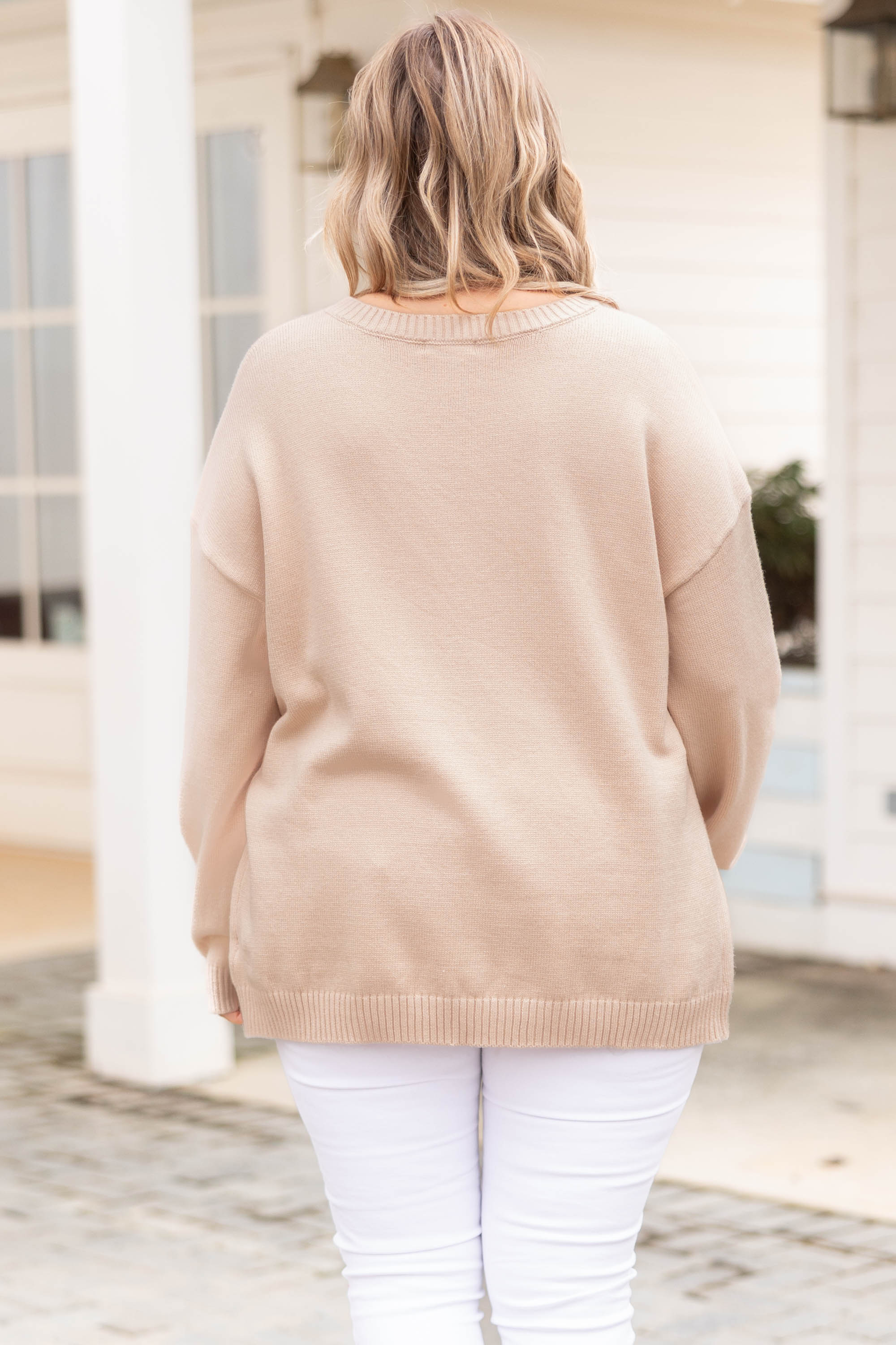 Going Daisy Picking Sweater, Taupe