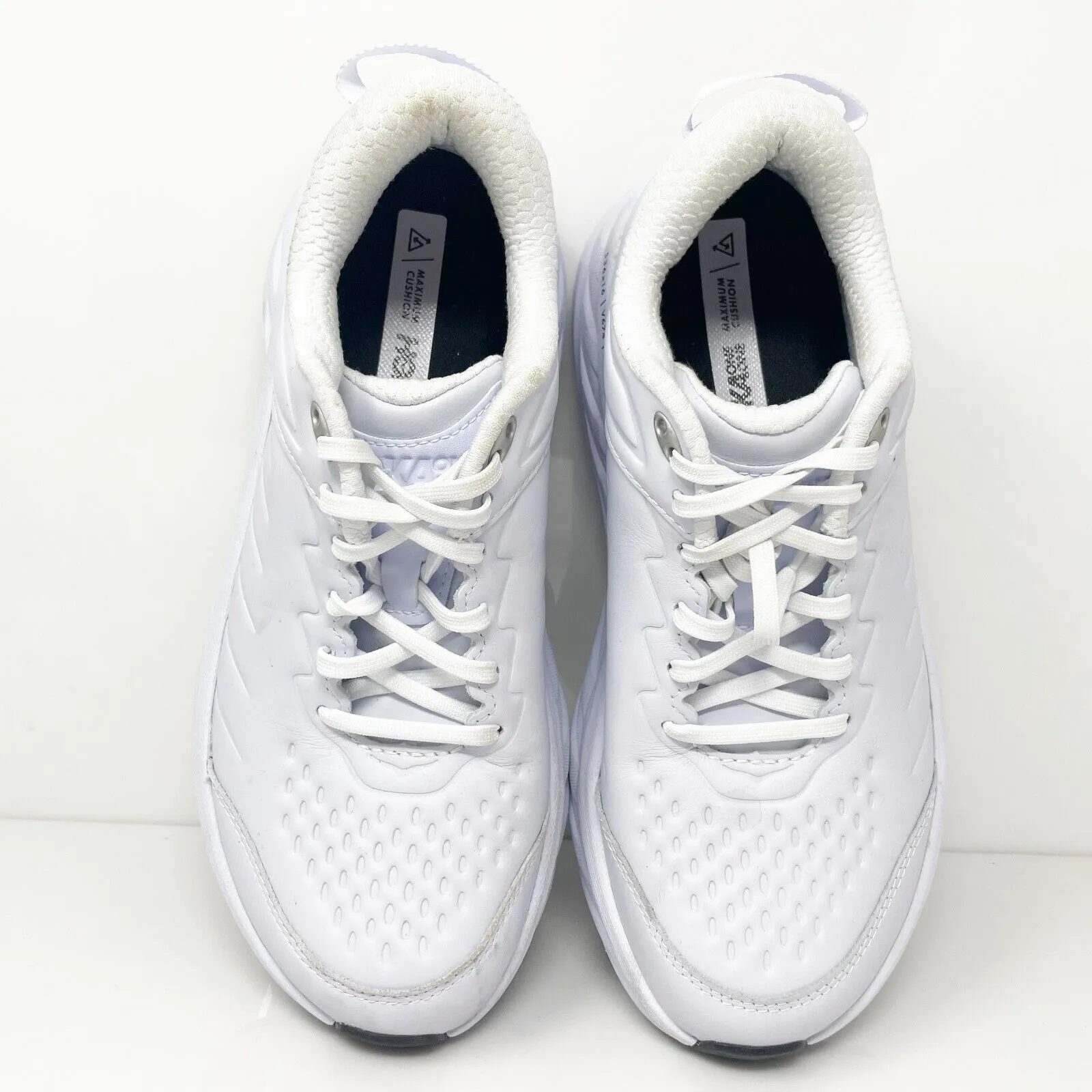 Hoka One One Womens Bondi SR 1110521 WHT White Casual Shoes Sneakers Size 9