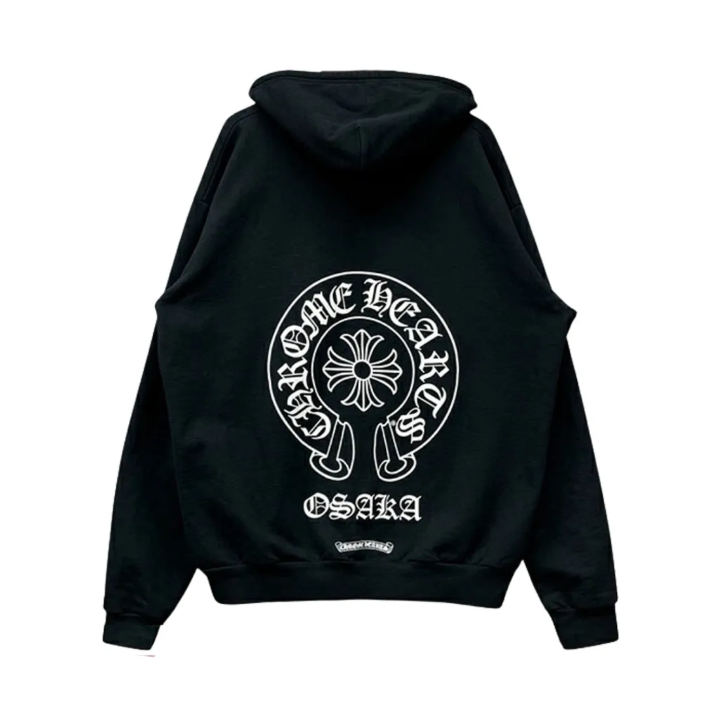 Hoodie CHROME HEARTS Black Osaka Exclusive