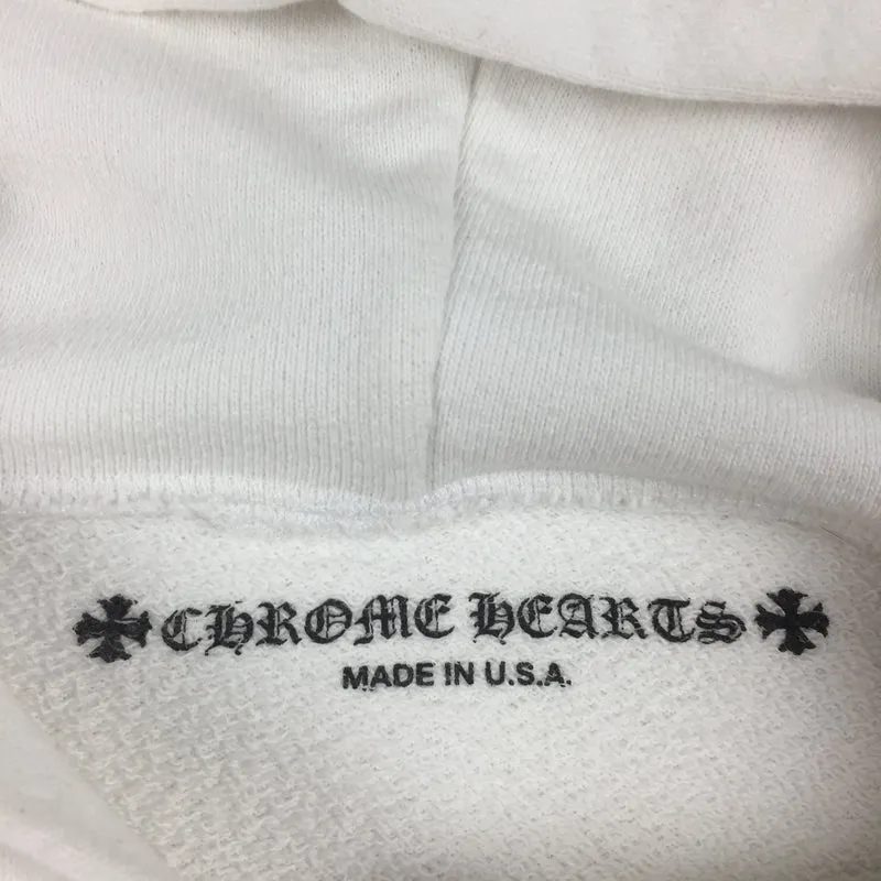 Hoodie CHROME HEARTS Matty Boy USA White Vintage