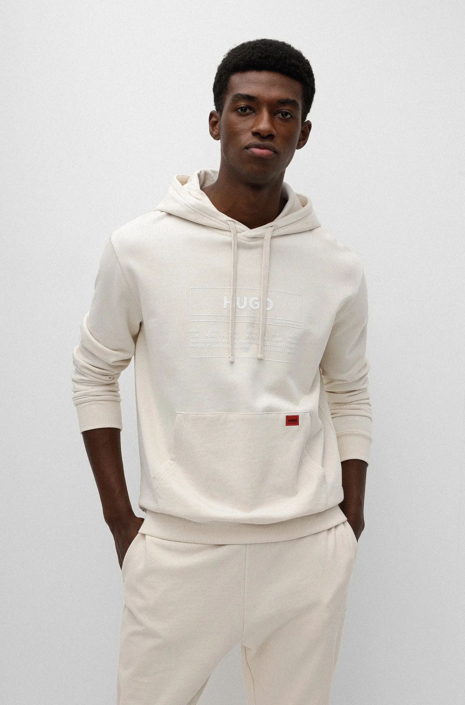 Hugo Boss Debster Hoodie Light Beige