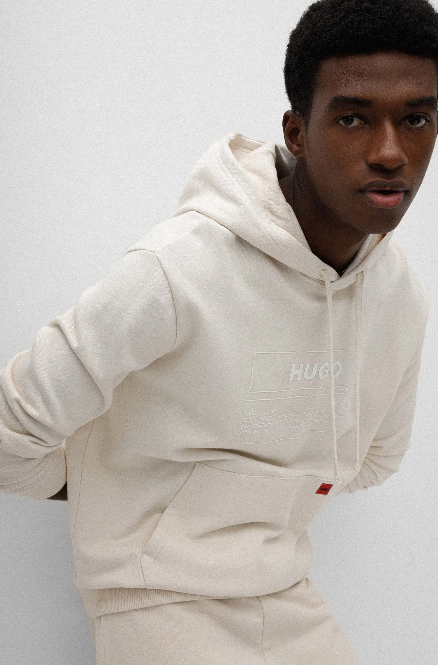 Hugo Boss Debster Hoodie Light Beige