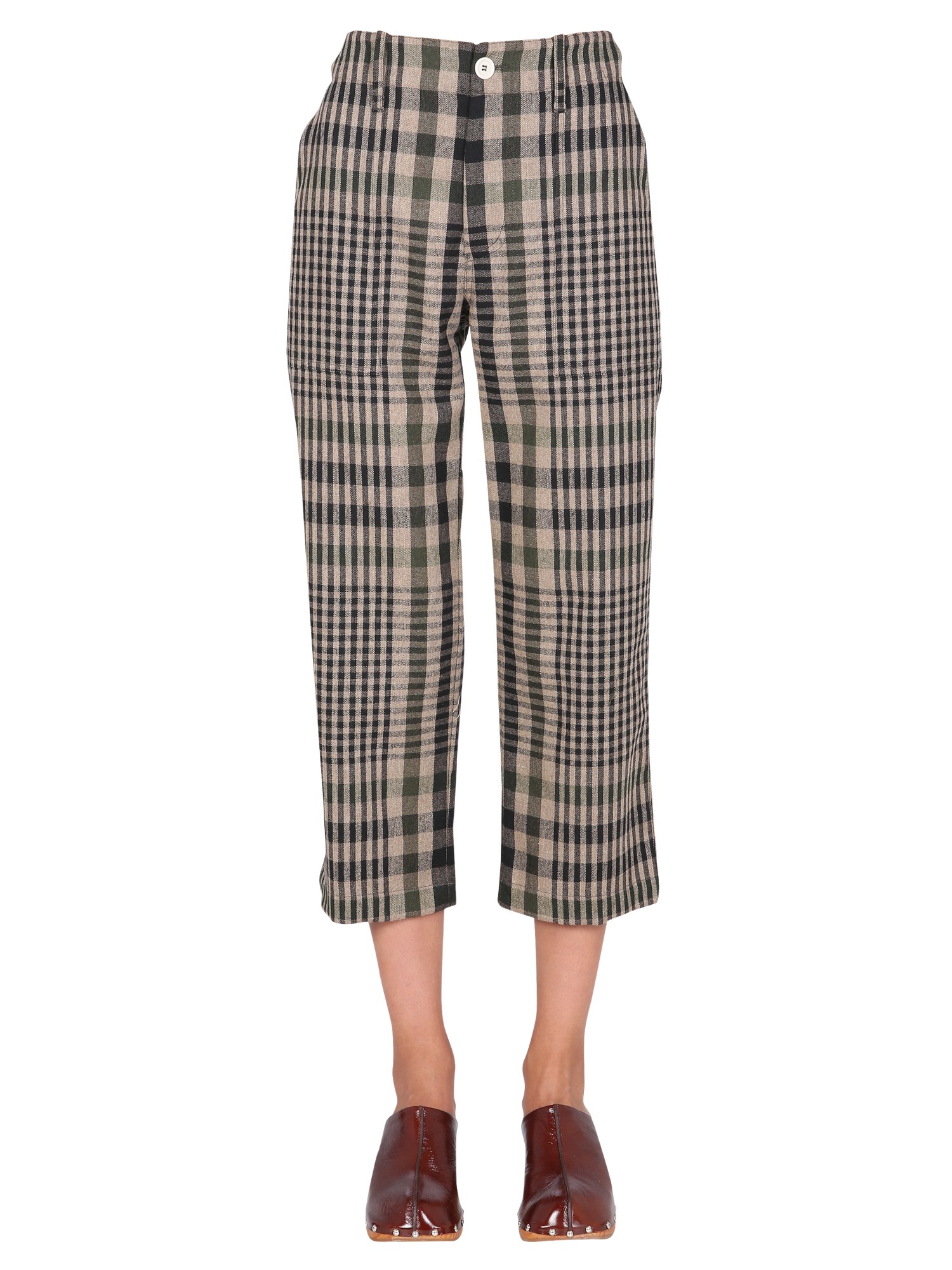 JEJIA    CAMILLE CROPPED WOOL BLEND PANTS