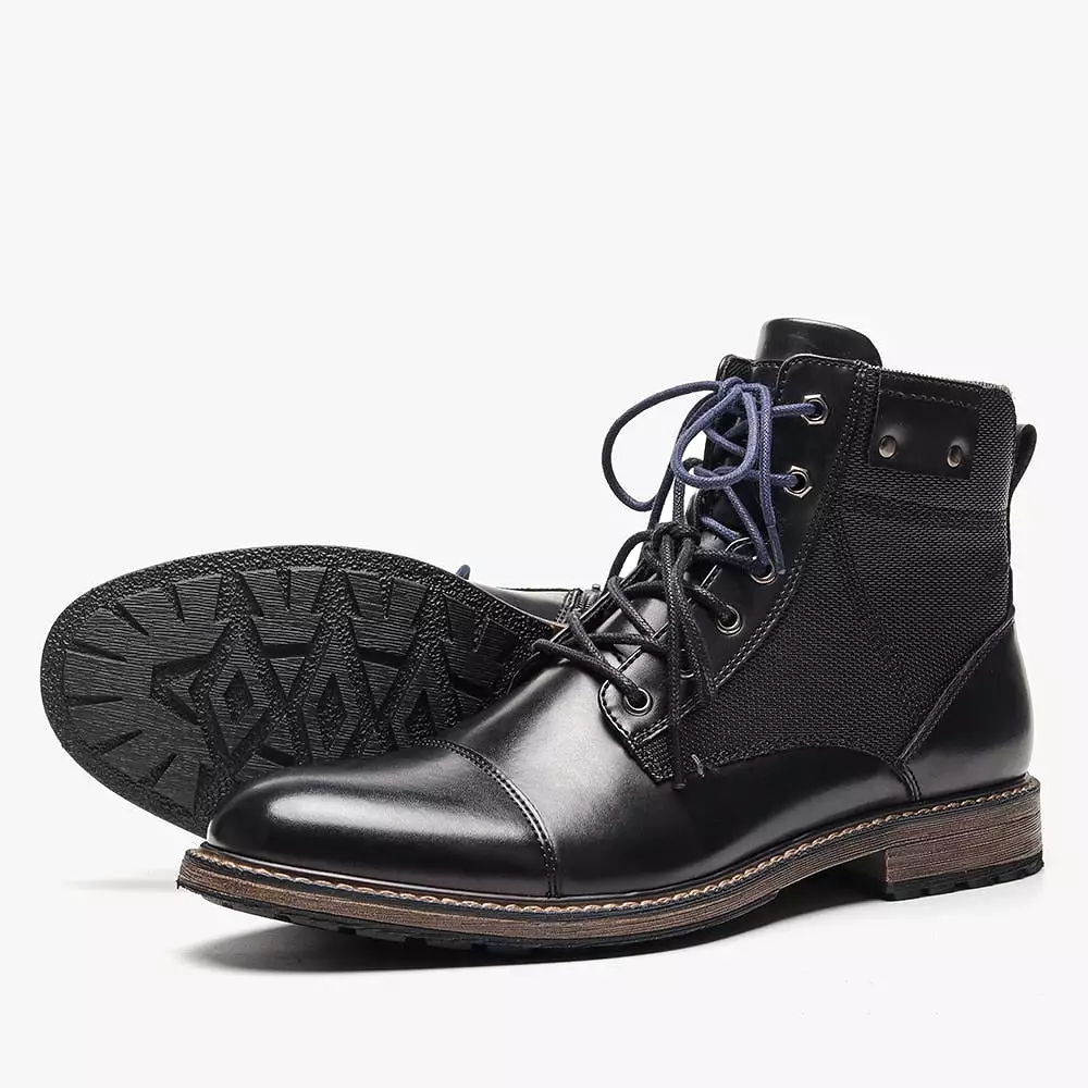 Johnny Grain Leather Boots