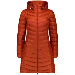 Judy - Women's 90/10 Packable Coat || Intense Rust