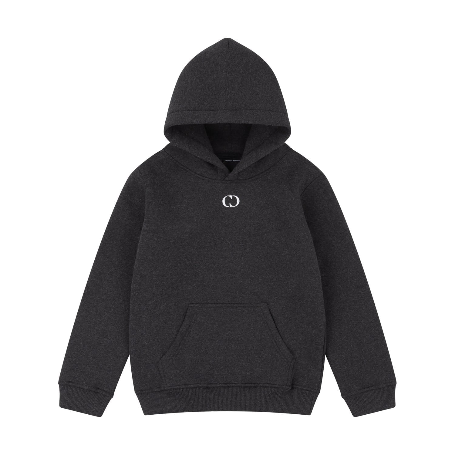 KIDS ECO HOODIE - CHARCOAL