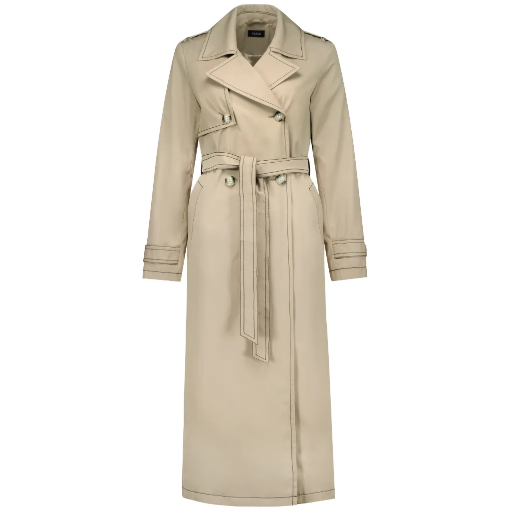 Kim - Women's Trench Coat || Taupe