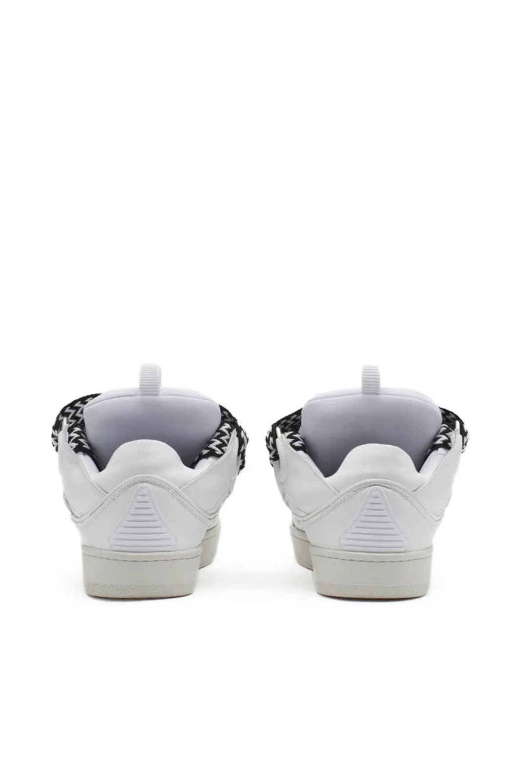 Lanvin X future curb 3.0 leather white sneakers for men