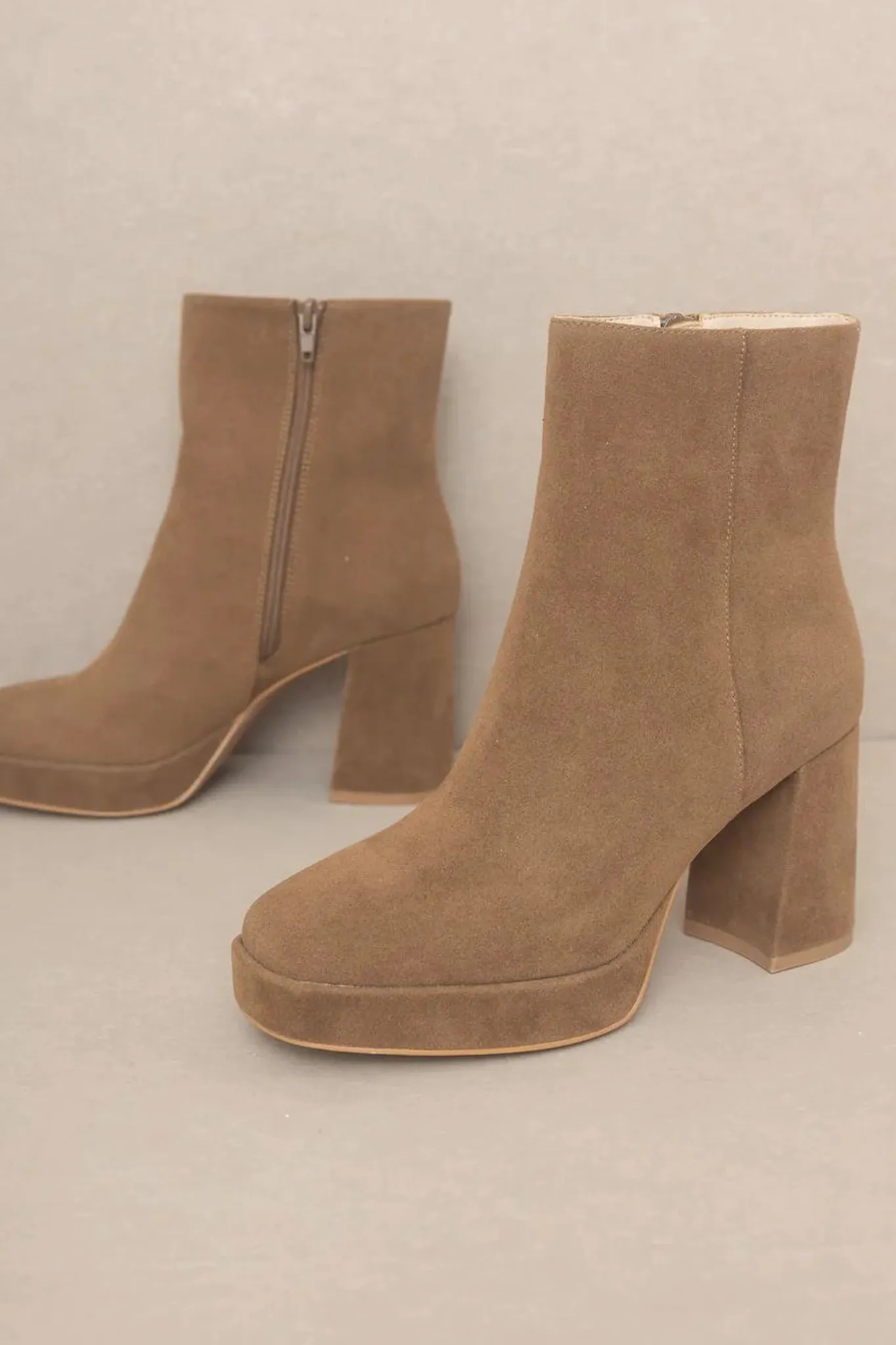 Lima Platform Boots Brown