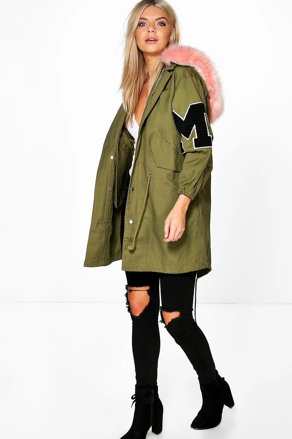 Lola Faux Fur Hood Parka