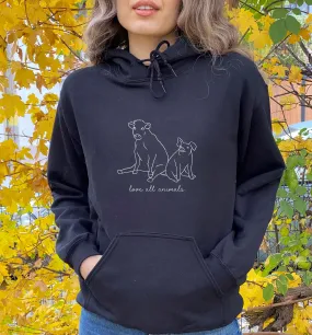 Love All Animals | Vegan Hoodie