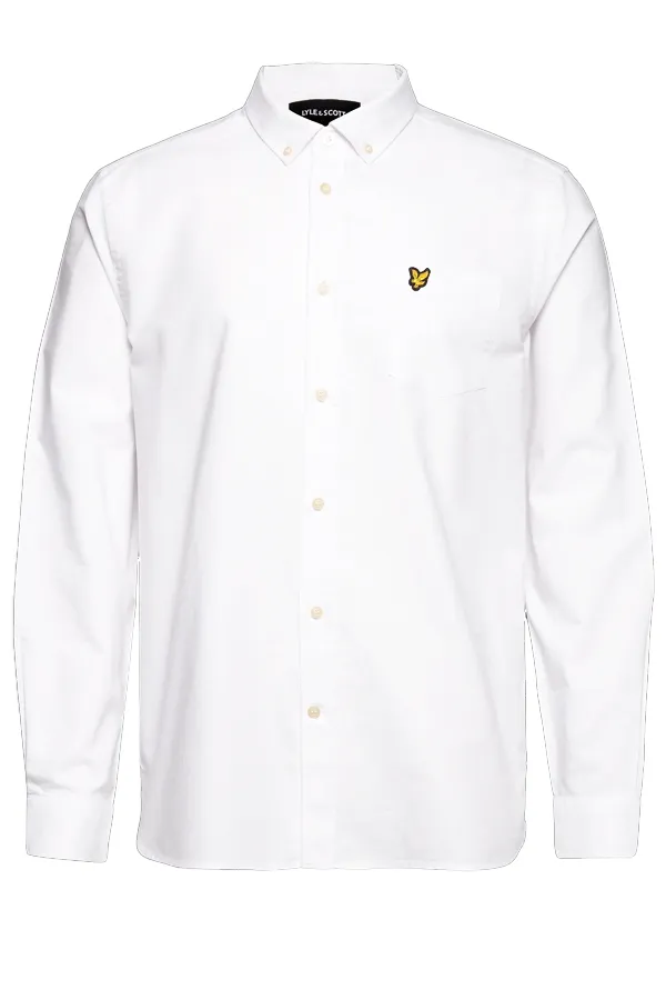 Lyle & Scott Oxford Shirt Regular White