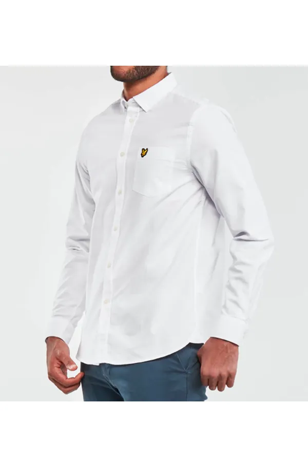 Lyle & Scott Oxford Shirt Regular White