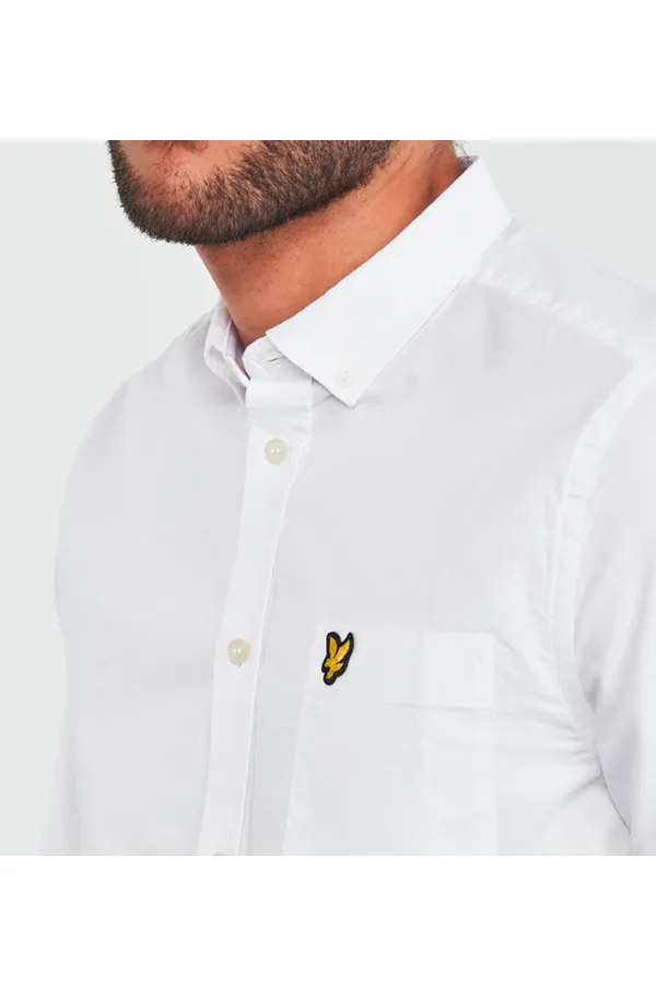 Lyle & Scott Oxford Shirt Regular White