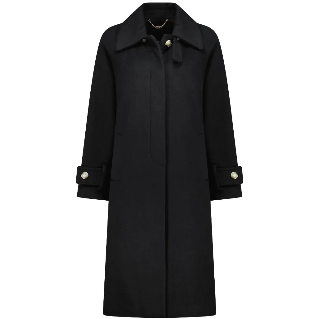 Maddie Women's Wool Coat || Black