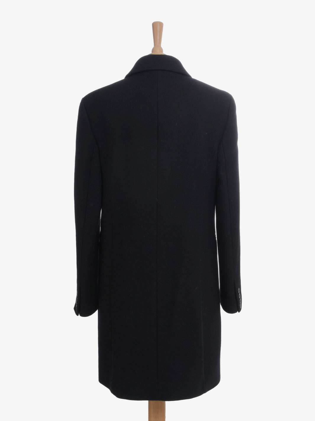 Manteco Black Wool Coat