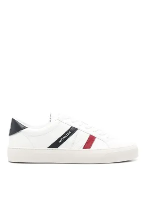 Moncler Monaco 2 leather Man White sneakers