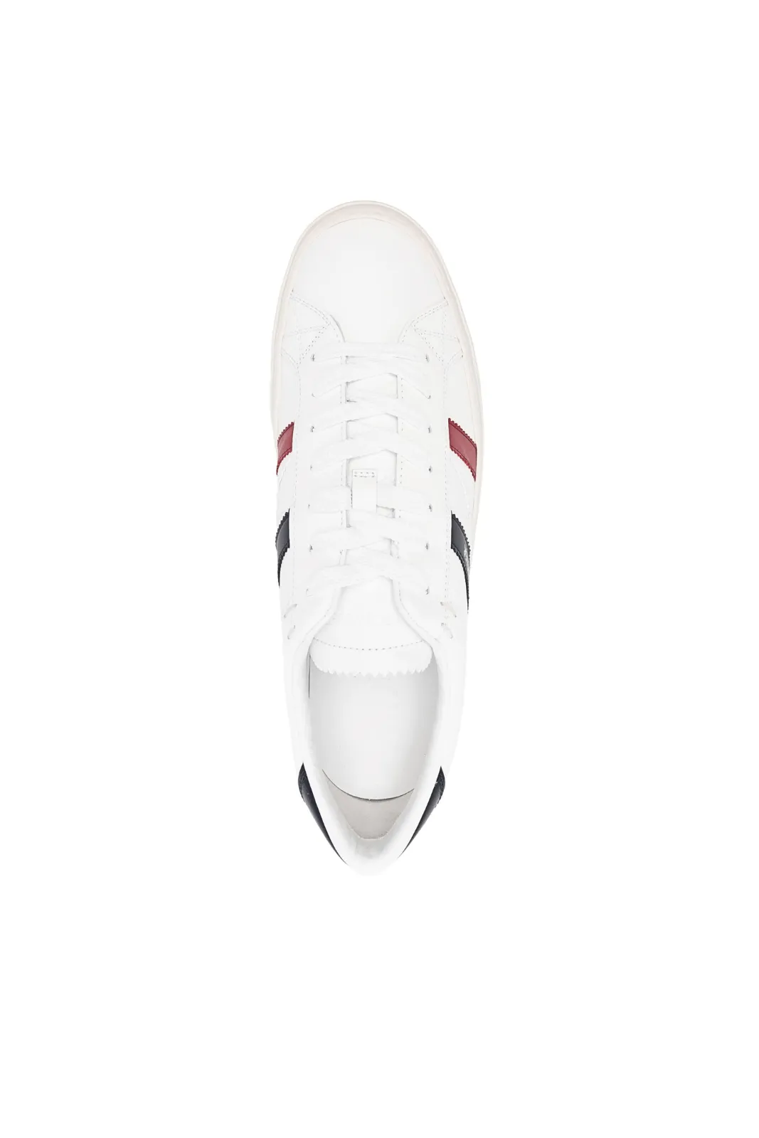 Moncler Monaco 2 leather Man White sneakers