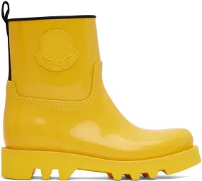 Moncler Yellow Ginette Boots