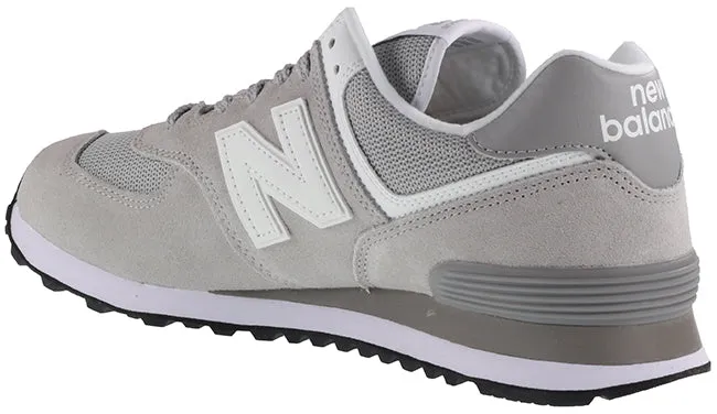 New Balance Trainers Mens 574 Rain Cloud White