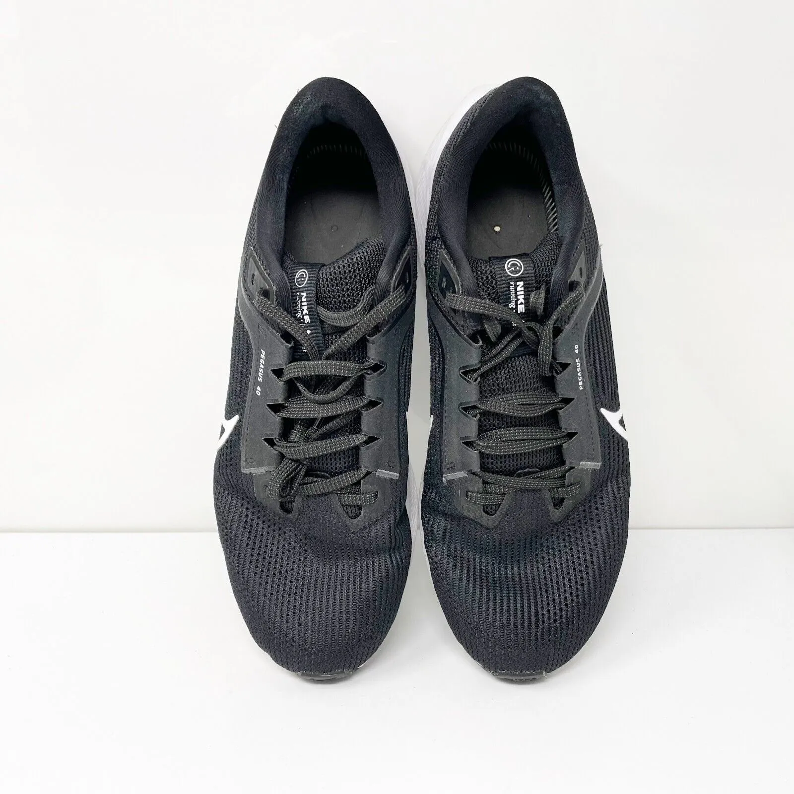 Nike Mens Air Zoom Pegasus 40 DV3853-001 Black Running Shoes Sneakers Size 10.5