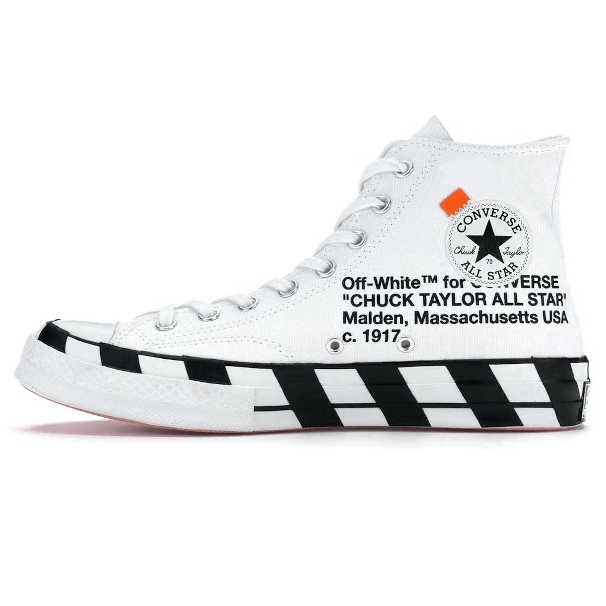 Off-White x Converse Chuck Taylor All Star 70 Stripe White