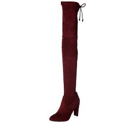 Pamela Slim Fit Over The Knee High Heel Boots