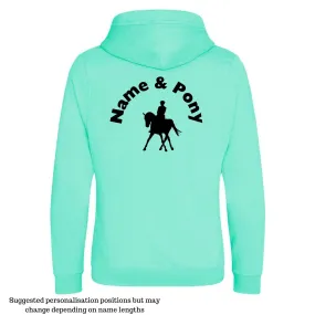 Personalised Cross-Neck Hoodie - Dressage Design