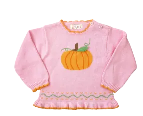 Pumpkin Cotton Knit Sweater