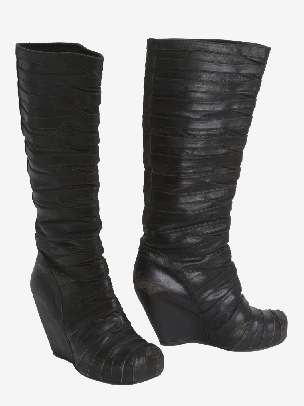 Rick Owens Leather Boots