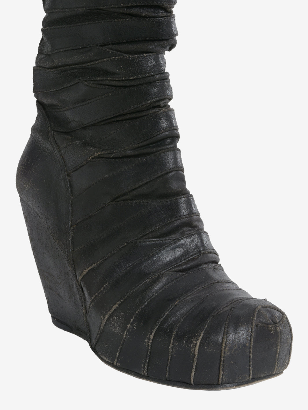 Rick Owens Leather Boots