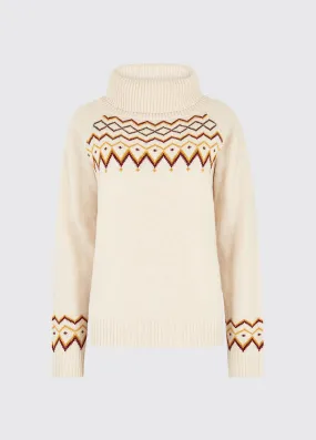 Riverstown Fair Isle Sweater - Chalk