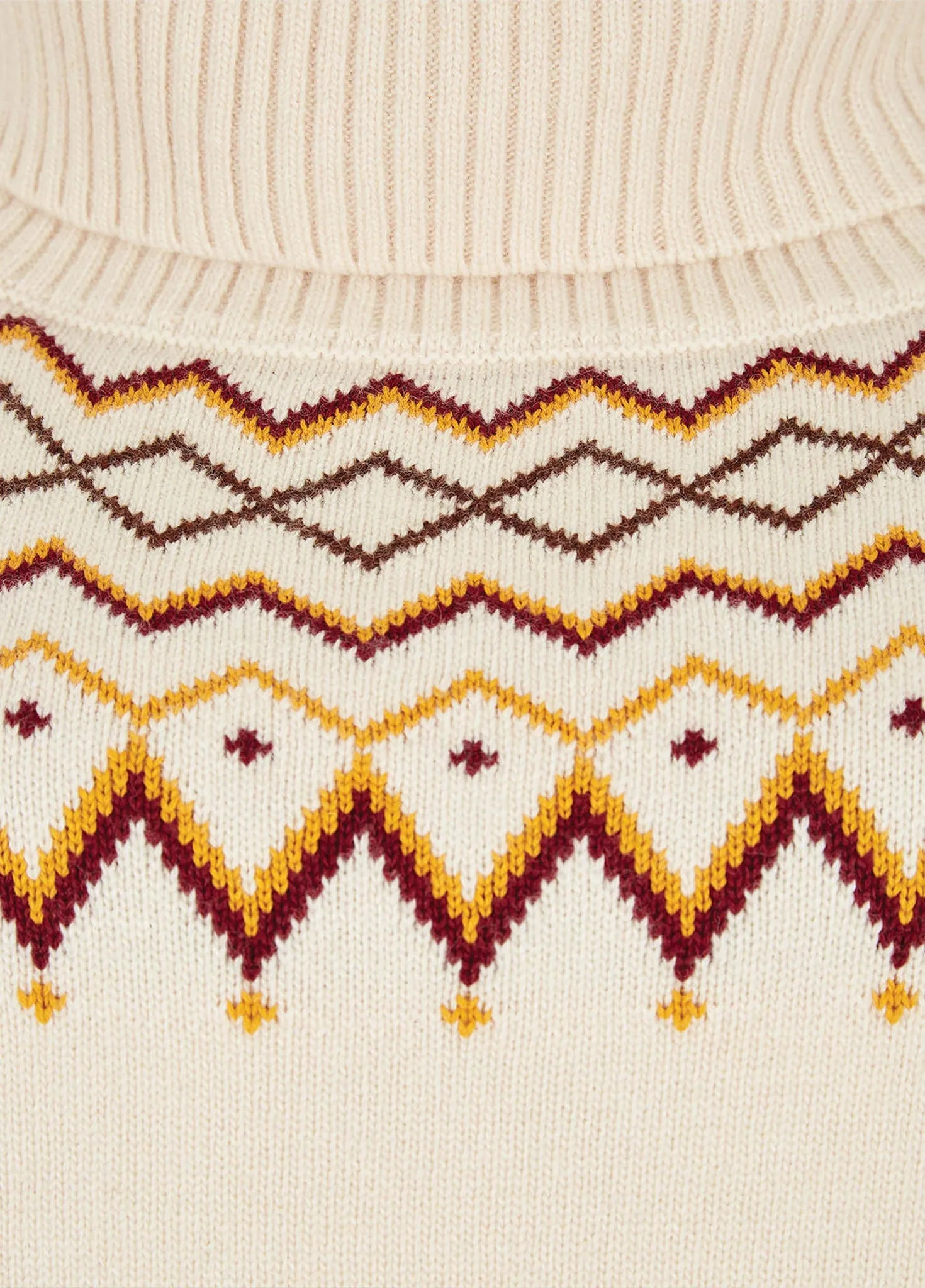 Riverstown Fair Isle Sweater - Chalk