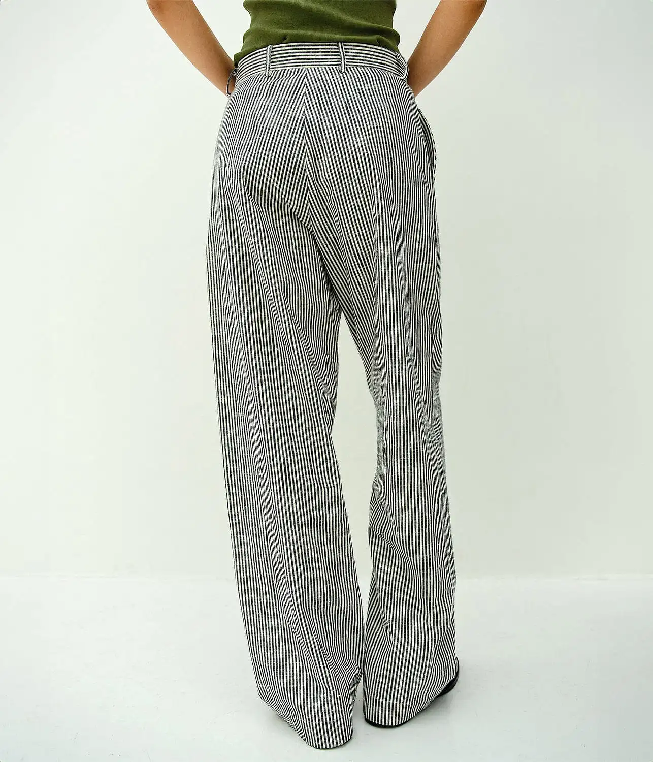 ROWAN PANTS- BLACK/STRAW