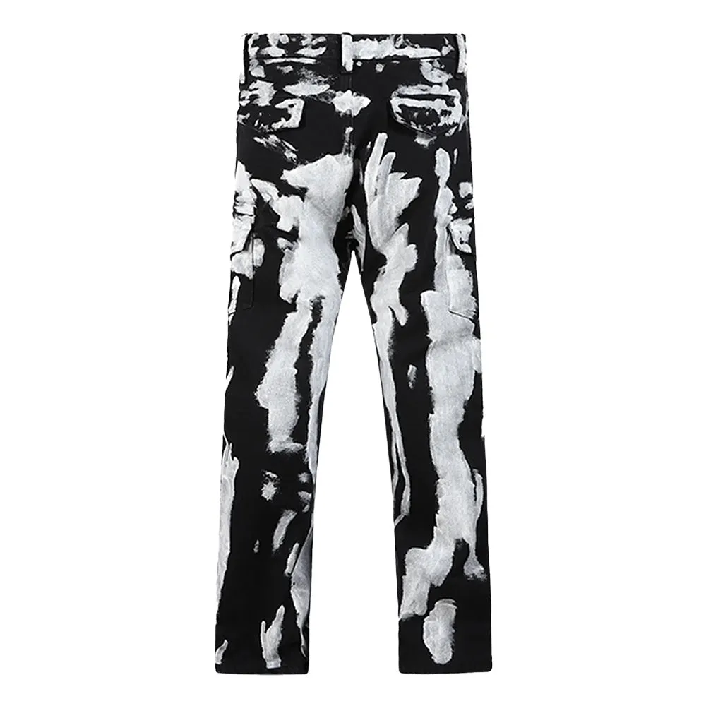 RtA Theo Paint Brush Cargo Pants