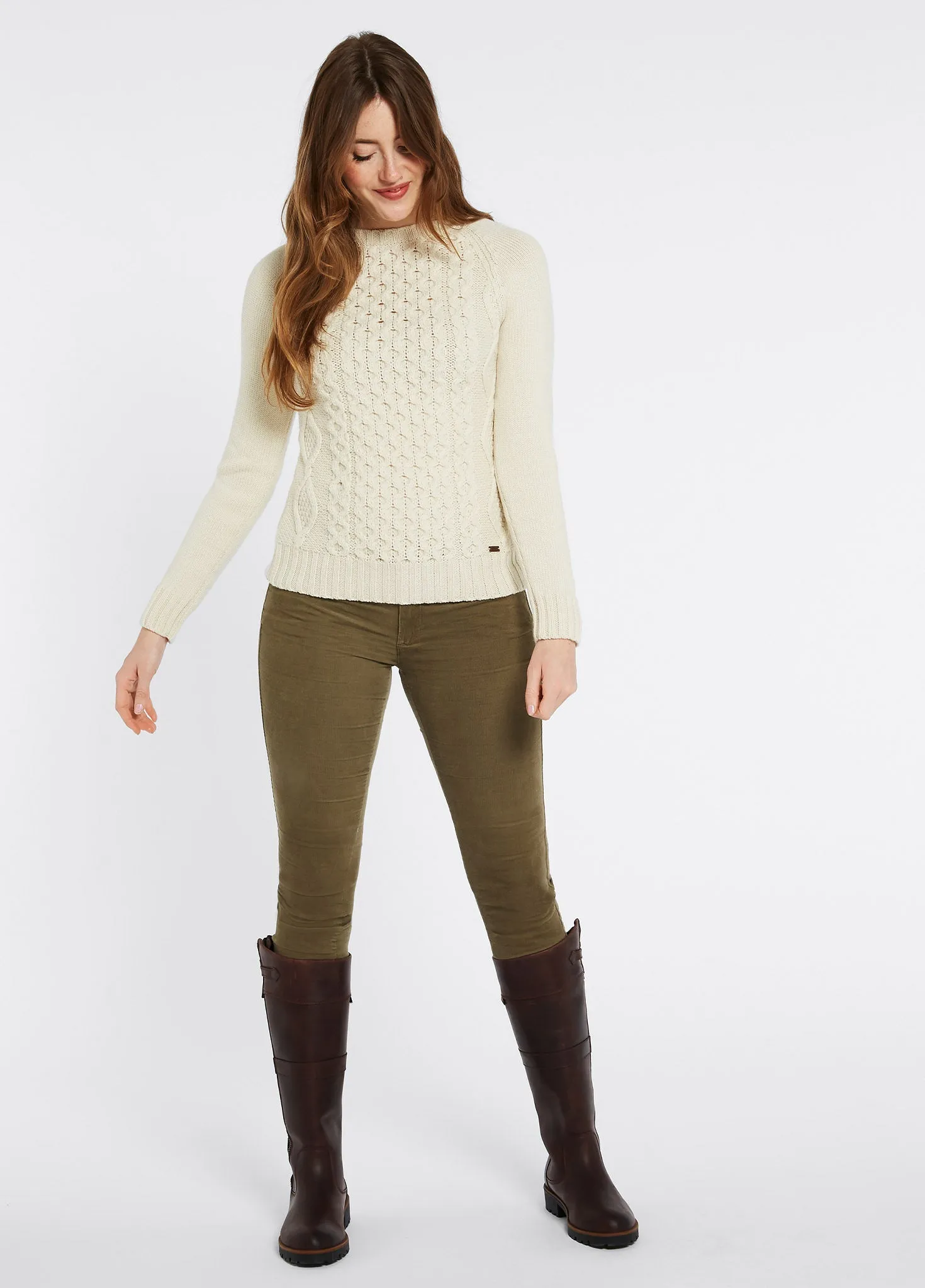 Shanley Women's Merino Sweater - Cream