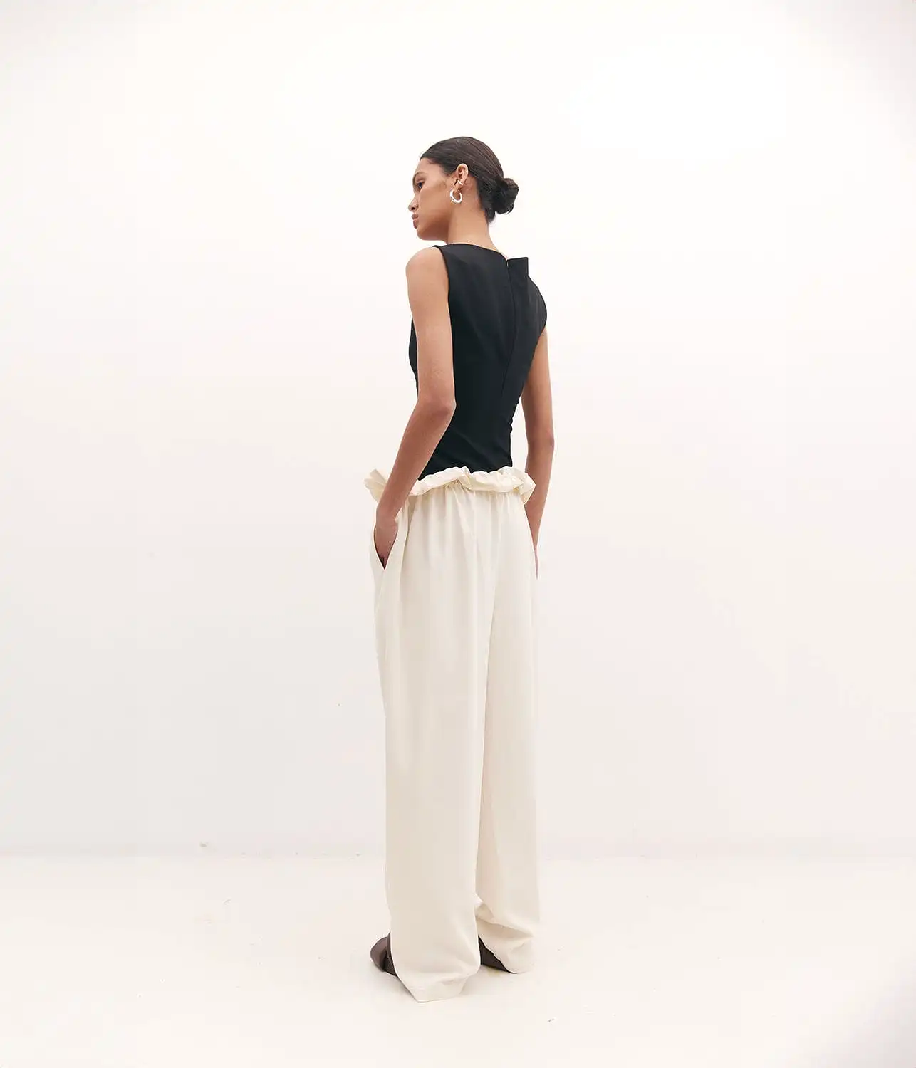 SHERMAN TROUSER- IVORY