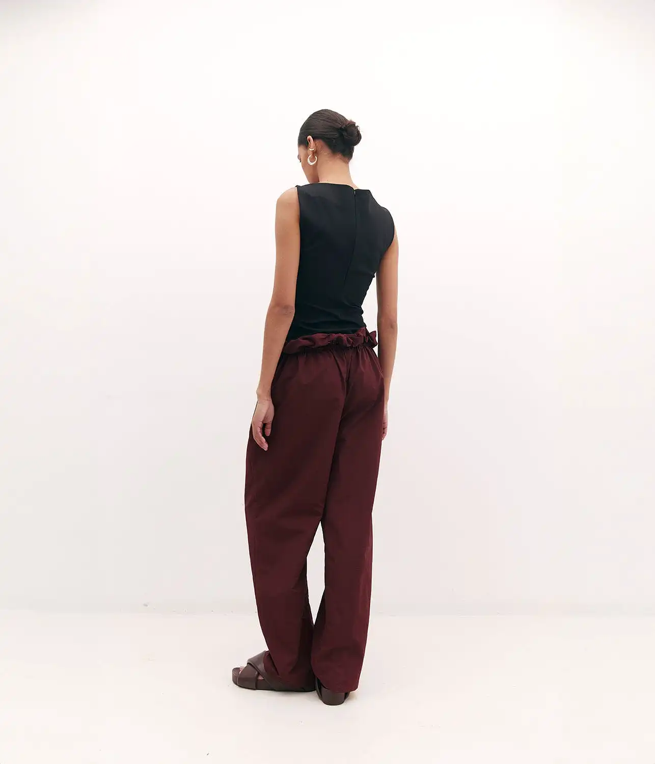 SHERMAN TROUSER- ROSSO