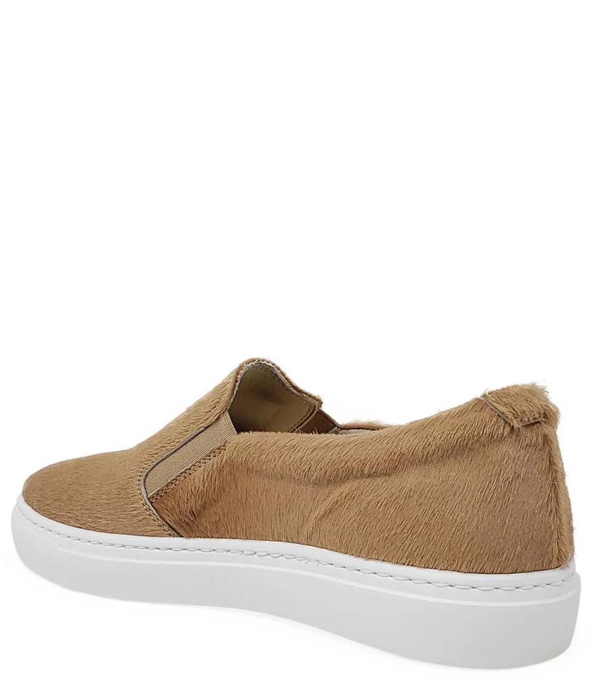 Short Hair Calf Slip On Sneaker - Sand