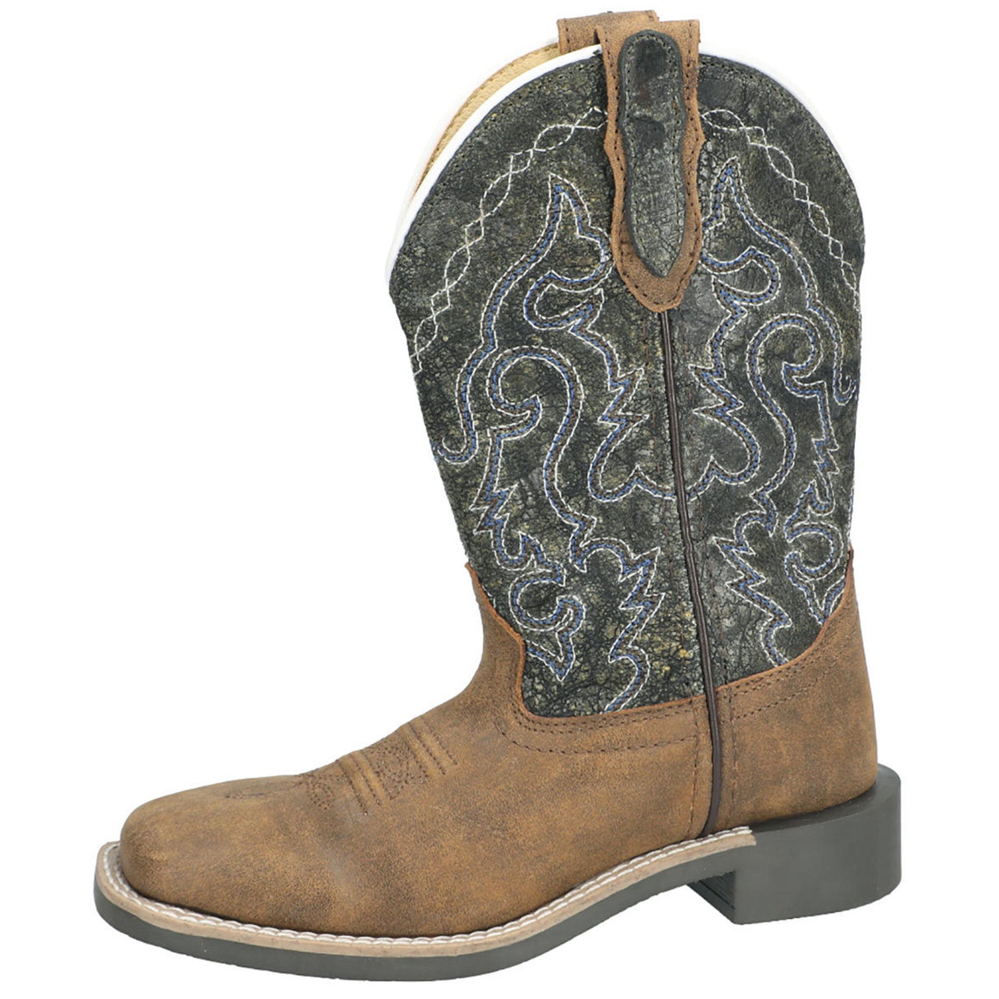 Smoky Mountain Kid's Odessa Brown & Charcoal Boots